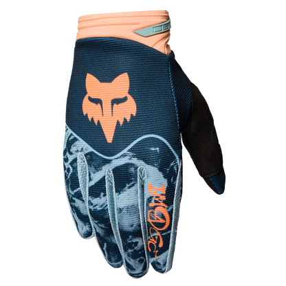 Fox 180 Image Print Gloves (Galaxy Blue)