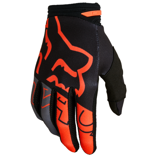 Fox 180 Skew Gloves (Black Orange)