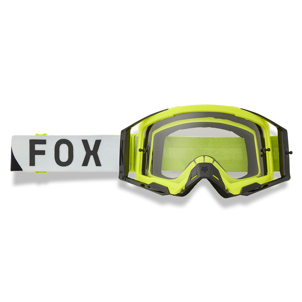 Fox Airspace Tine Goggle - Clear Lens (Fluo Yellow)