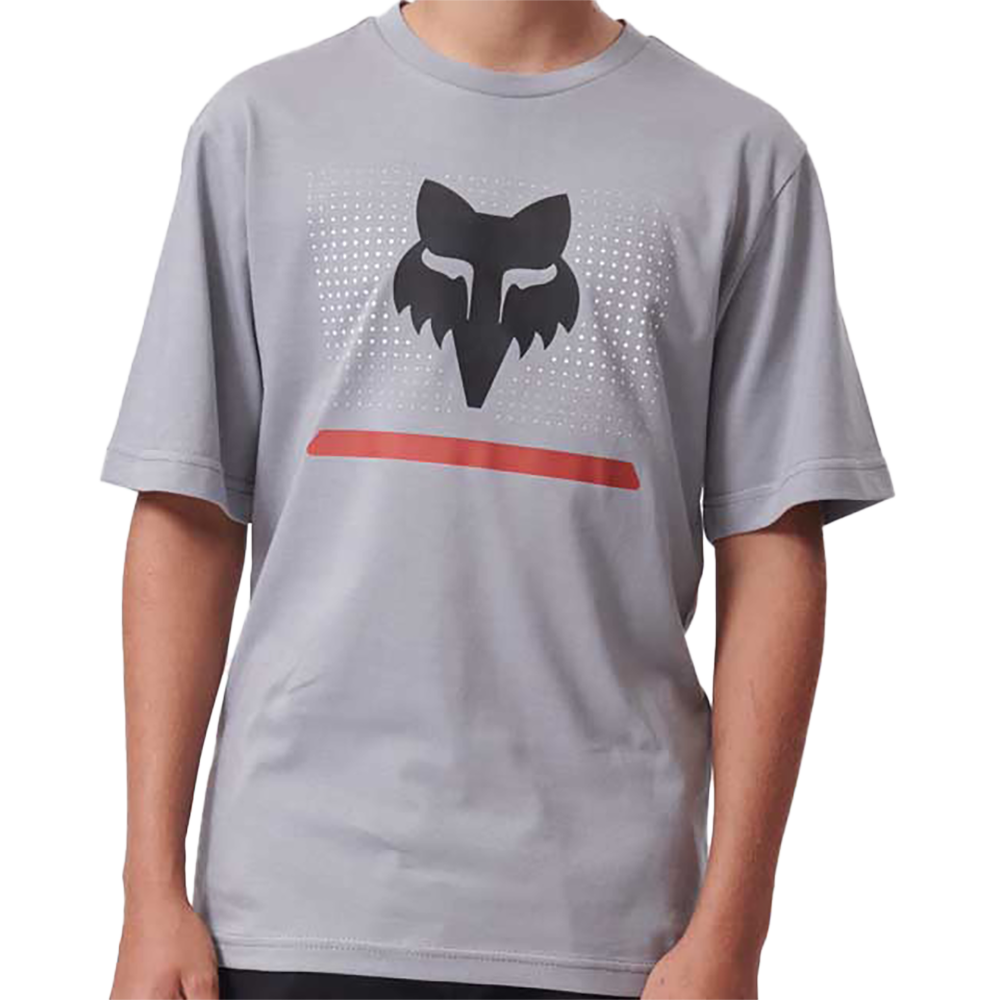 Fox Optical Illusion Boys Ss Tee (Tradewinds Grey)