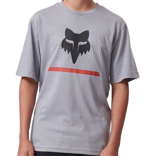 Fox Optical Illusion Boys Ss Tee (Tradewinds Grey)