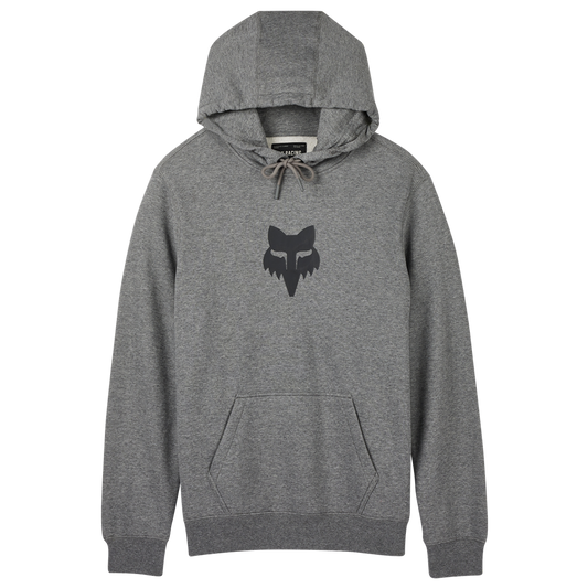 Fox Head Pullover Hoodie (Heather Graphite) Slim Fit