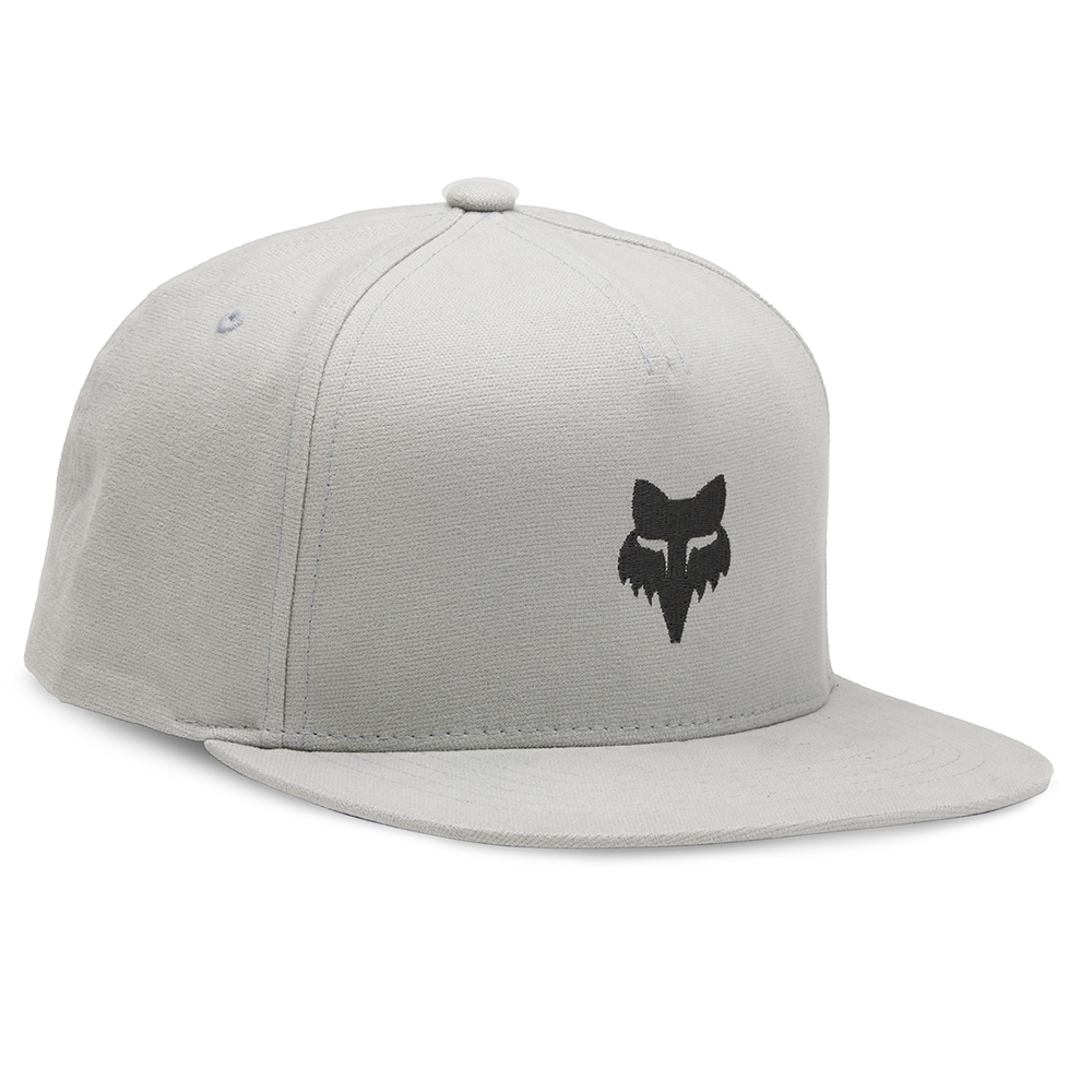 Fox Head Snapback Cap (Steel Grey)