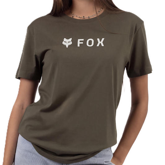 Fox Women’s Absolute Relaxed Ss Tee (Taupe Green)