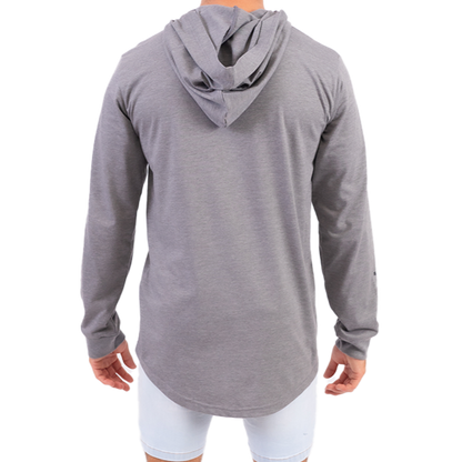 Fox Transitional Hooded Long Sleeve (Heather Graphite)
