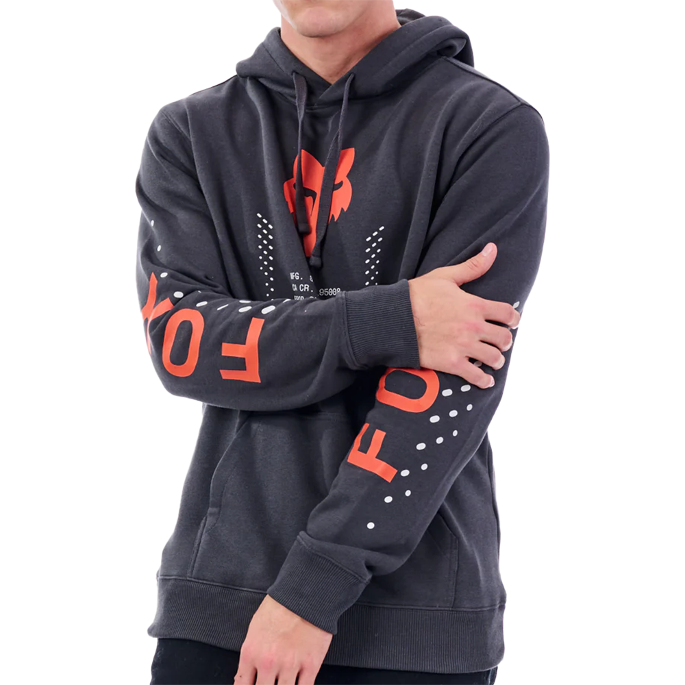 Fox Shield Pullover Fleece Hoodie (Asphalt Grey)