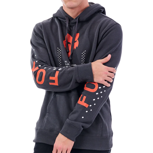 Fox Shield Pullover Fleece Hoodie (Asphalt Grey)
