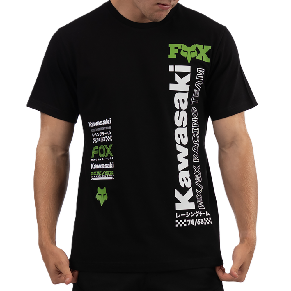 Fox Kawasaki Vertical Ss Tee (Black)