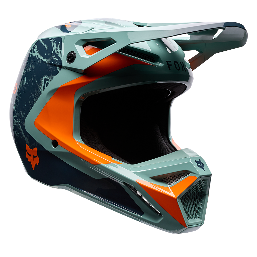 Fox V1 Image Print Helmet - (Arc Blue)