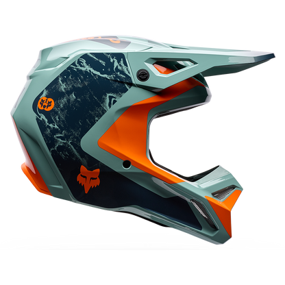 Fox V1 Image Print Helmet - (Arc Blue)