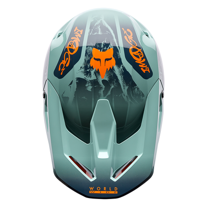 Fox V1 Image Print Helmet - (Arc Blue)