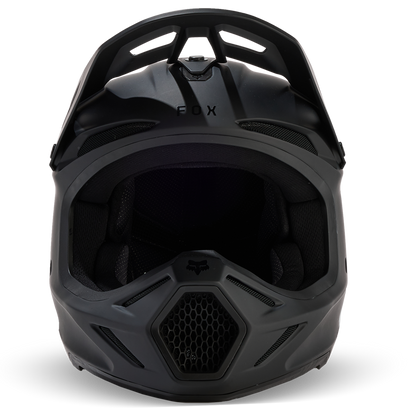 Fox V3 Solid Helmet - (Matt Black)