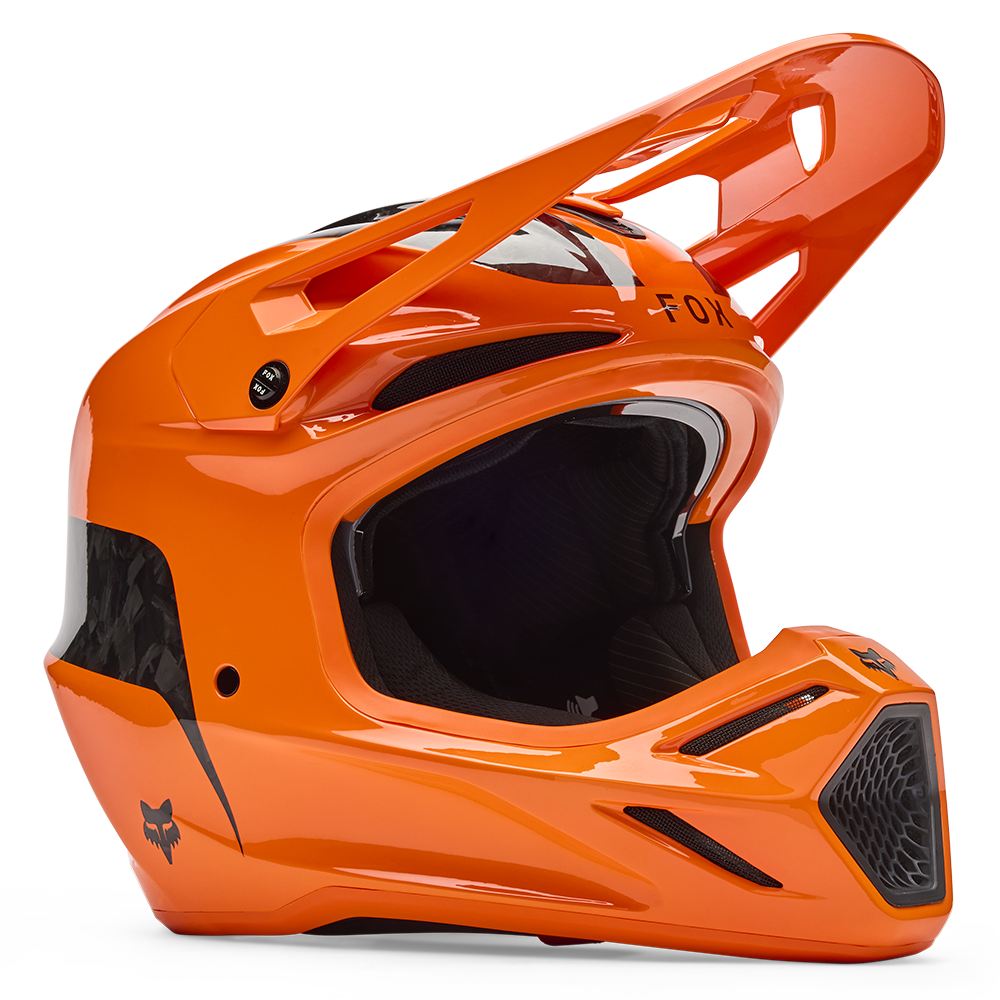 Fox V3 RS Fracture Helmet - (Flo Orange)