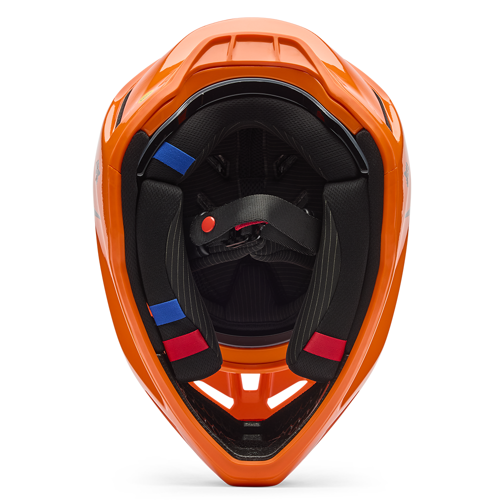 Fox V3 RS Fracture Helmet - (Flo Orange)