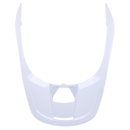 Fox V1 Core Helmet Visor/Peak Gloss (White)