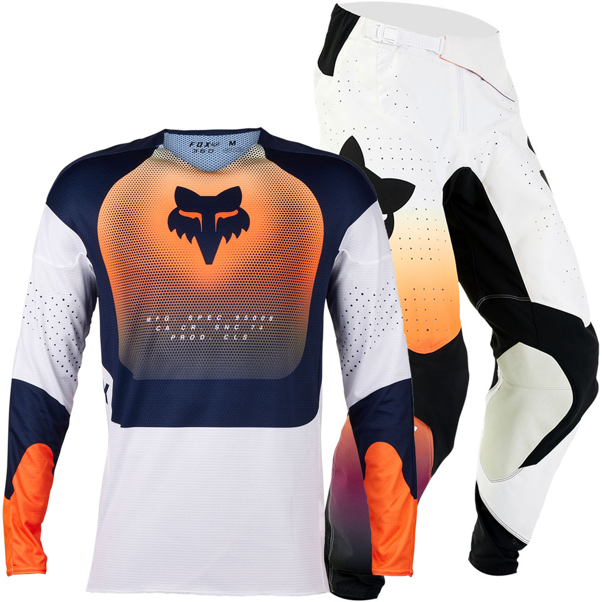 Fox R 360 Fox 360 Revise Gear Combo (Navy/Orange) – GO-MX