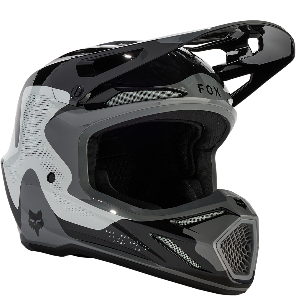 Fox V3 Revise Helmet (Black/Grey)