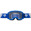 Fox Main Core Goggles - Clear Lexan Lens (Blue/White)