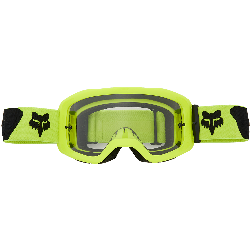 Fox Main Core Goggles - Clear Lexan Lens (Fluo Yellow)