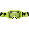 Fox Main Core Goggles - Clear Lexan Lens (Fluo Yellow)