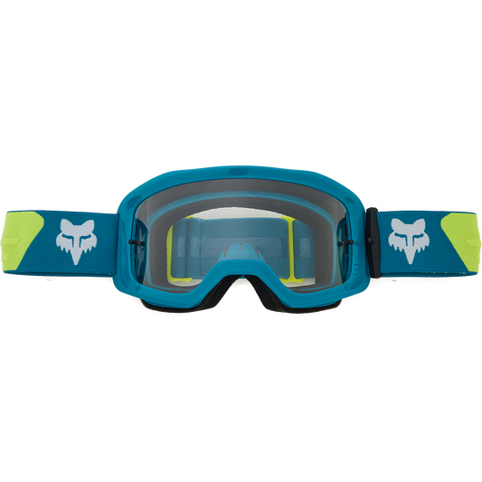 Fox Main Core Goggles - Clear Lexan Lens (Maui Blue)