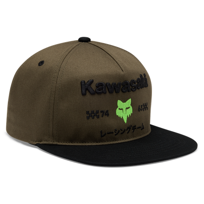 Fox Kawi Snapback Cap (Olive Green)