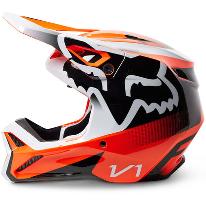 Fox Youth V1 Leed Helmet - DOT/ECE (Fluo Orange)