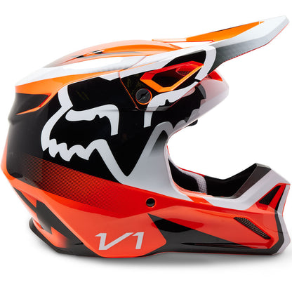 Fox Youth V1 Leed Helmet - DOT/ECE (Fluo Orange)