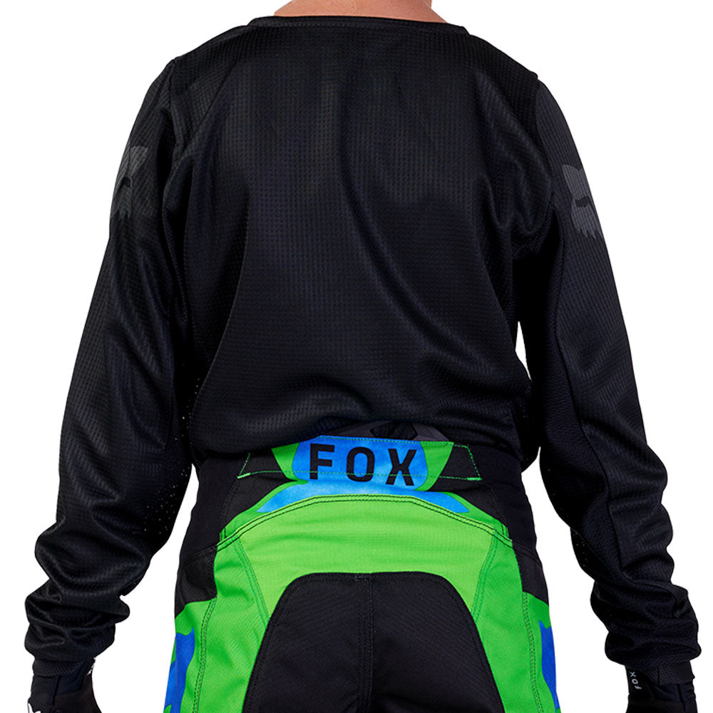 Fox Youth MX24 180 Blackout Jersey (Black/Black)