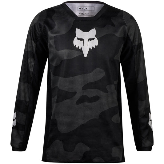 Fox Youth MX24 180 Bnkr Jersey (Black Camo)