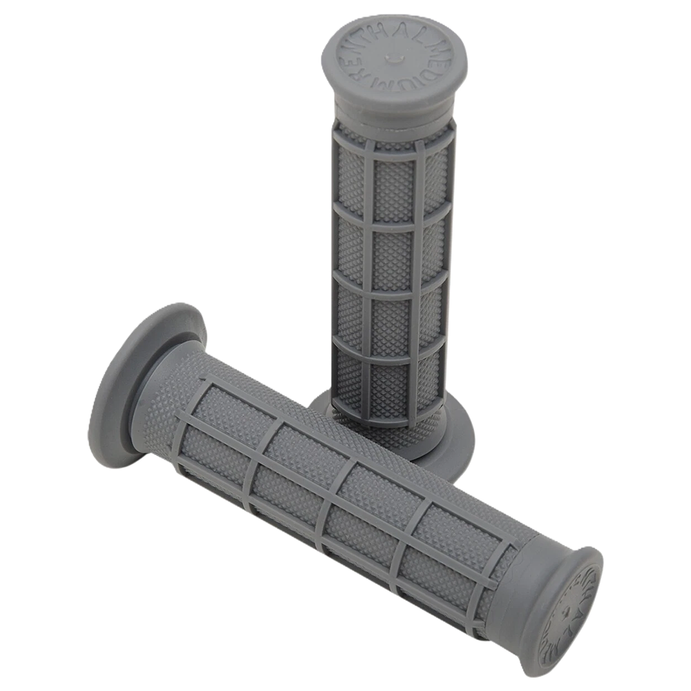 Renthal Half Waffle ATV Grips - Medium (Grey)