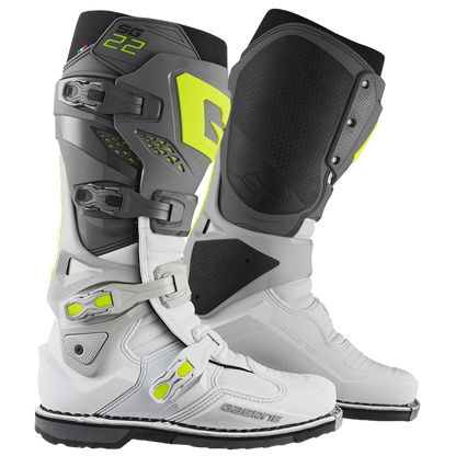 Gaerne SG22 Boots (Anthrocite/White/Grey)