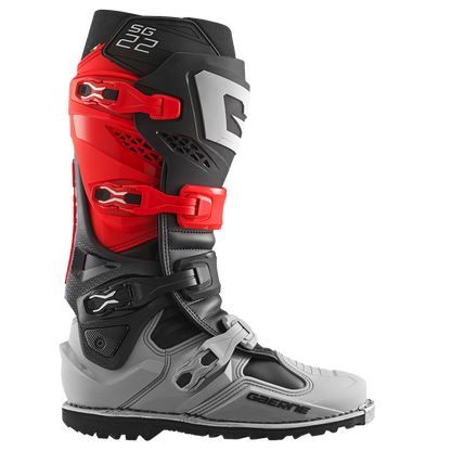 Gaerne SG22 Boots Gor-tex Enduro (Red Black Grey)