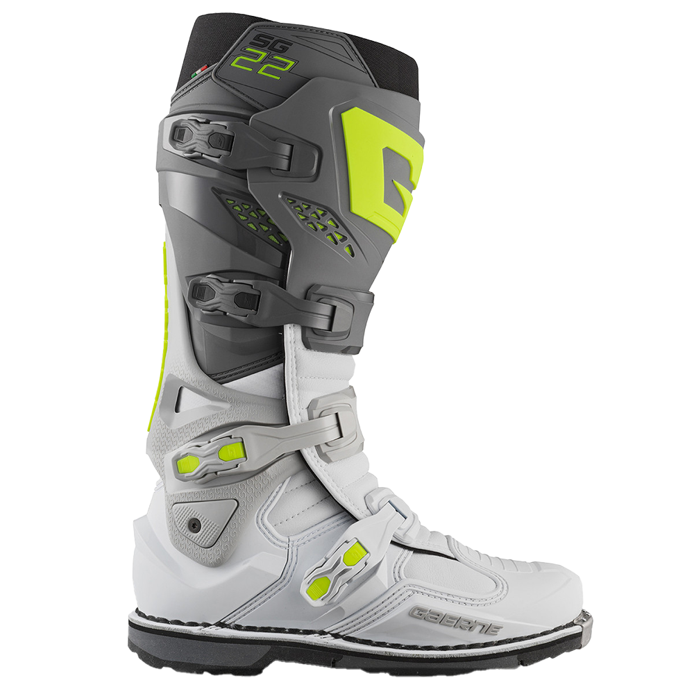Gaerne SG22 Boots (Anthrocite/White/Grey)