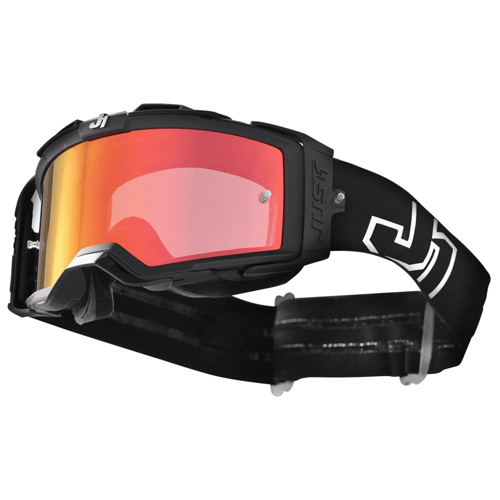 Just 1 J22 Frontier Carbon Helmet (Fluo Orange) includes Just 1 Nerve Goggles