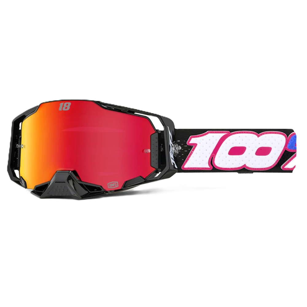 100% Armega Hiper Goggles - Jett Lawrence LE Jett Pack (Mirror Red Lens)