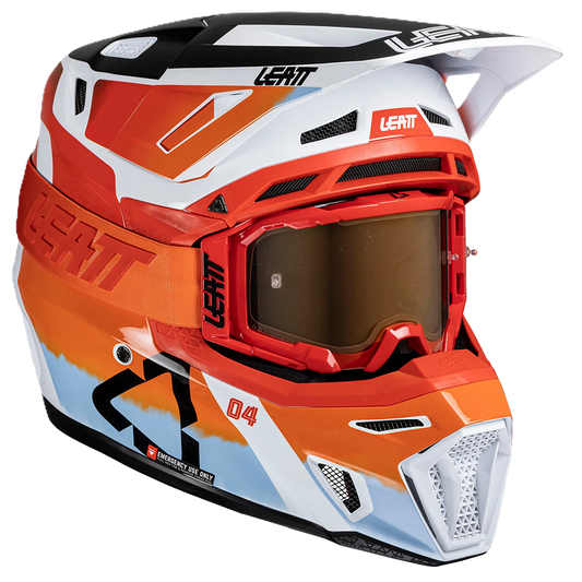 Leatt Moto 8.5 Helmet and 5.5 Goggles (Glamis)