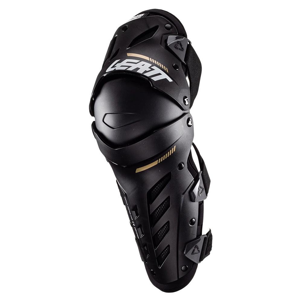 Leatt Dual Axis Knee & Shin Guards Junior - Pair (Black)