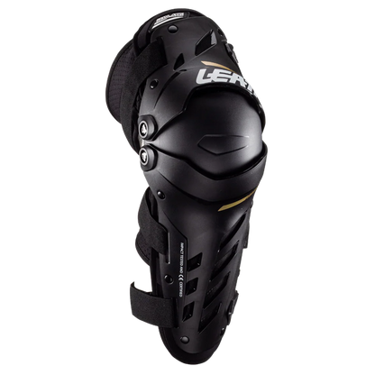 Leatt Dual Axis Knee & Shin Guards Junior - Pair (Black)