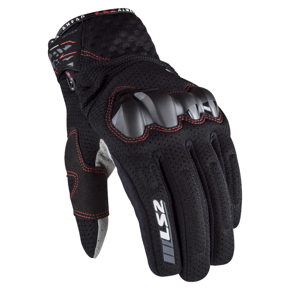 LS2 Chaki Summer Glove (Black)
