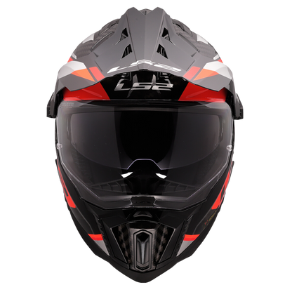 LS2 MX701 Explorer Carbon Helmet (Gloss Orange)