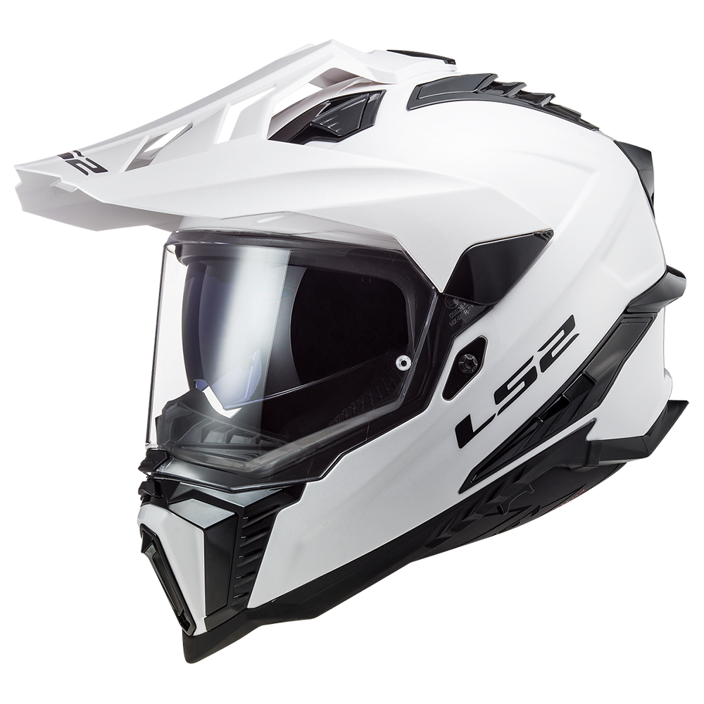 LS2 MX701 Explorer Helmet (Solid White)