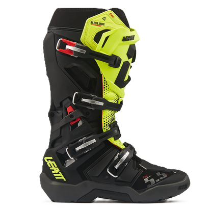 Leatt 5.5 Flexlock EVO Enduro Boots (Black Neon Yellow)