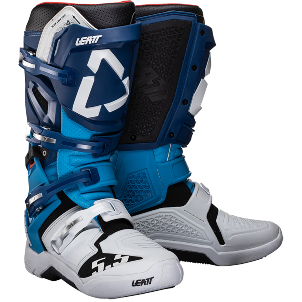 Leatt 5.5 Flexlock Boots (Cyan)