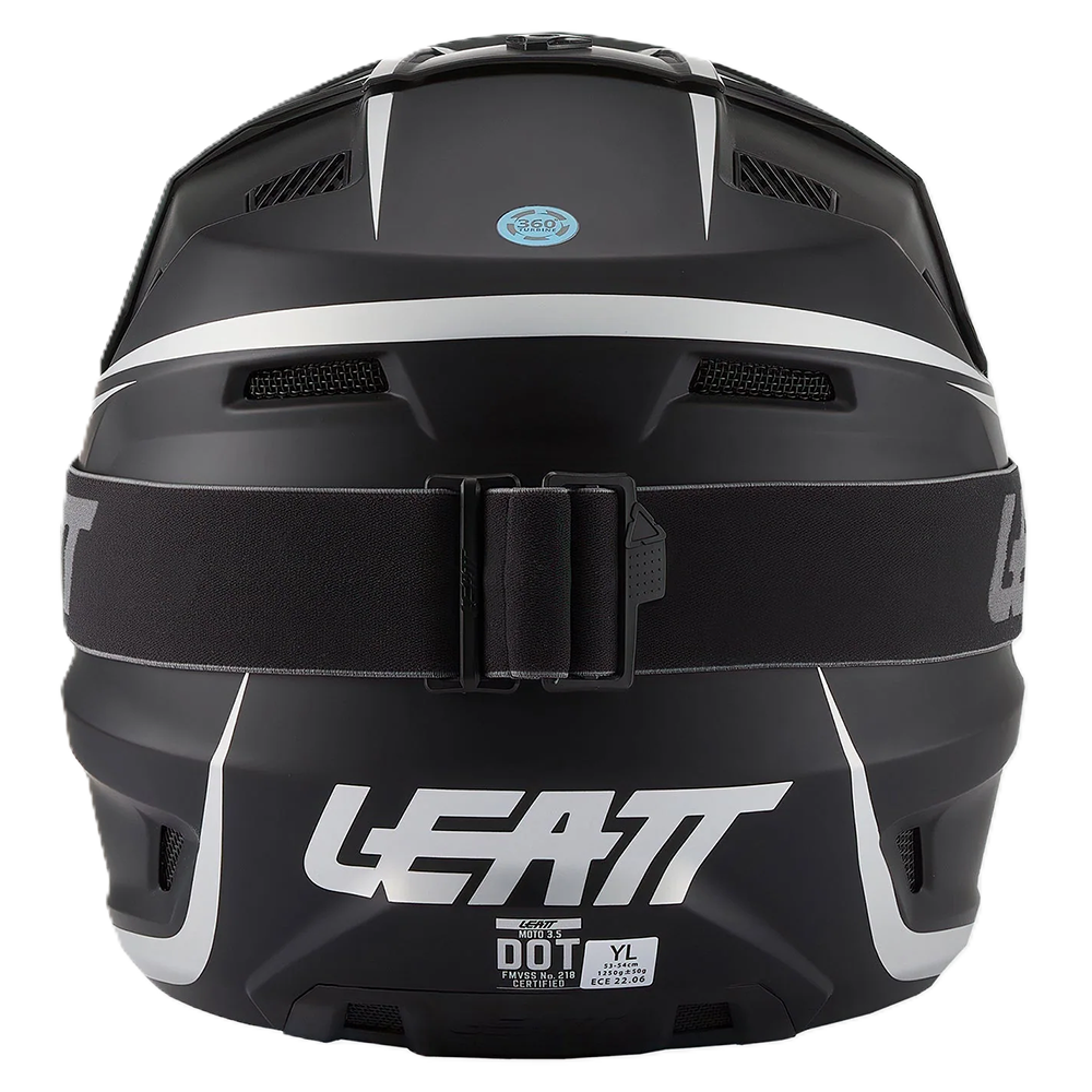Leatt Moto 3.5 Jr Helmet and 2.5 Goggles (Black V27)