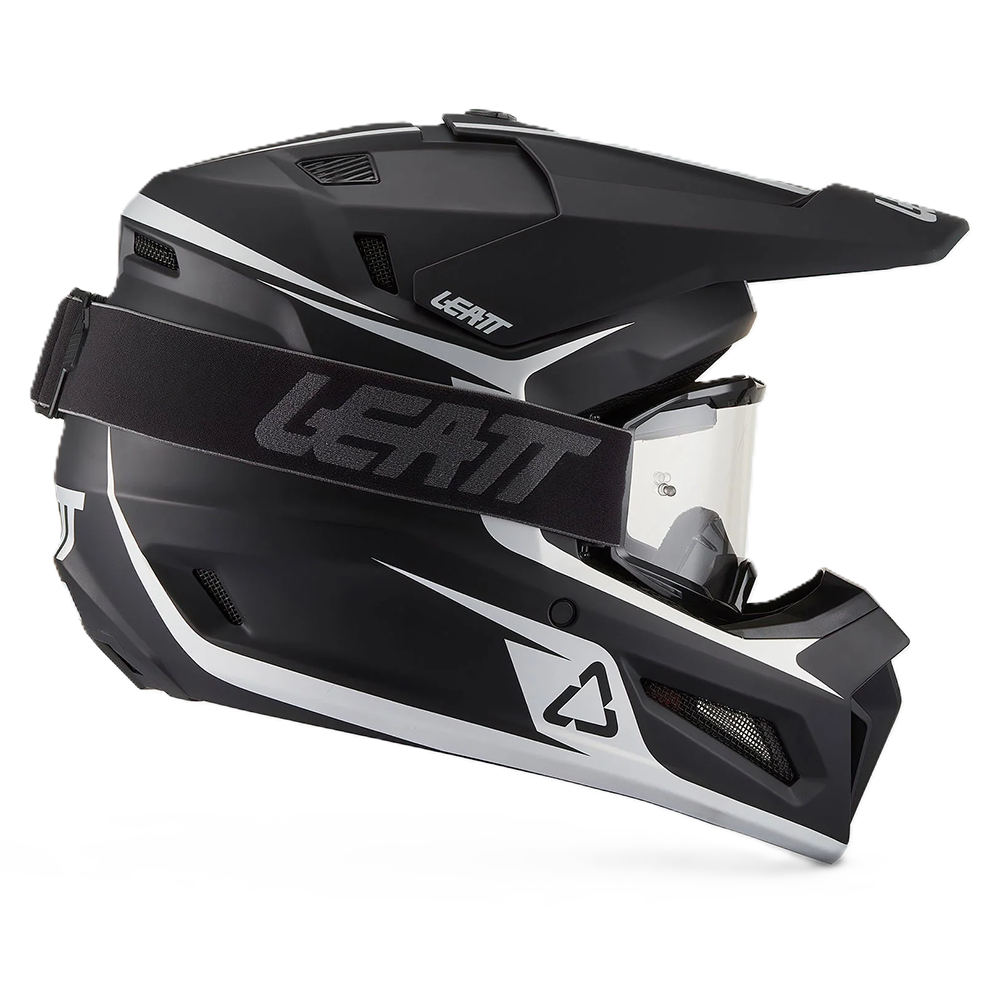 Leatt Moto 3.5 Jr Helmet and 2.5 Goggles (Black V27)