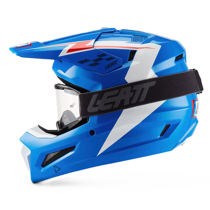 Leatt Moto 3.5 Helmet and 3.5 Goggles (Blue V27)