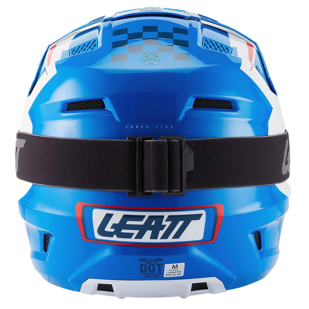 Leatt Moto 3.5 Helmet and 3.5 Goggles (Blue V27)
