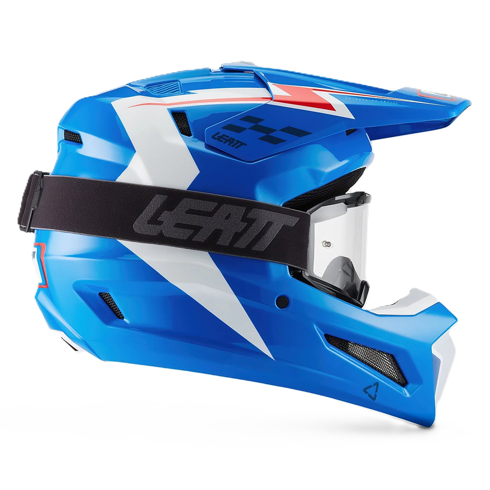 Leatt Moto 3.5 Helmet and 3.5 Goggles (Blue V27)