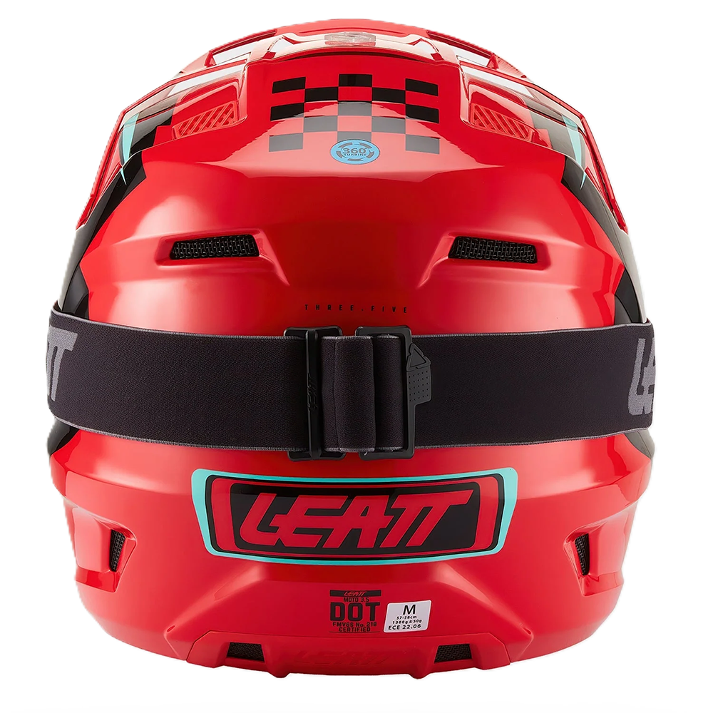 Leatt Moto 3.5 Helmet and 3.5 Goggles (Red V27)